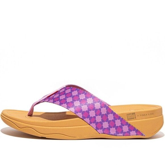 FitFlop Surfa x Yinka Ilori Toe-Post Sandal - Picture 1 of 8